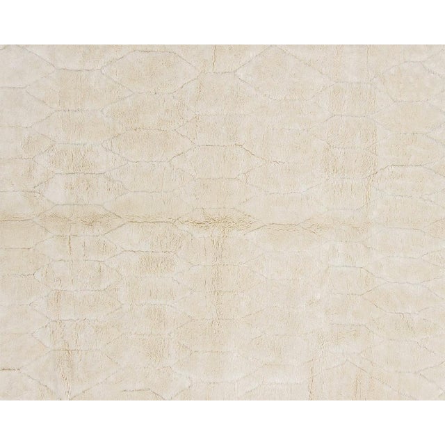 Hand-Knotted Wool Rug by Azele Studio For Sale - Image 6 of 9