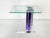 Shlomi Haziza C. 1980s Post Modern Glass and Acrylic Side Table in Manner of Shlomi Haziza For Sale - Image 4 of 7