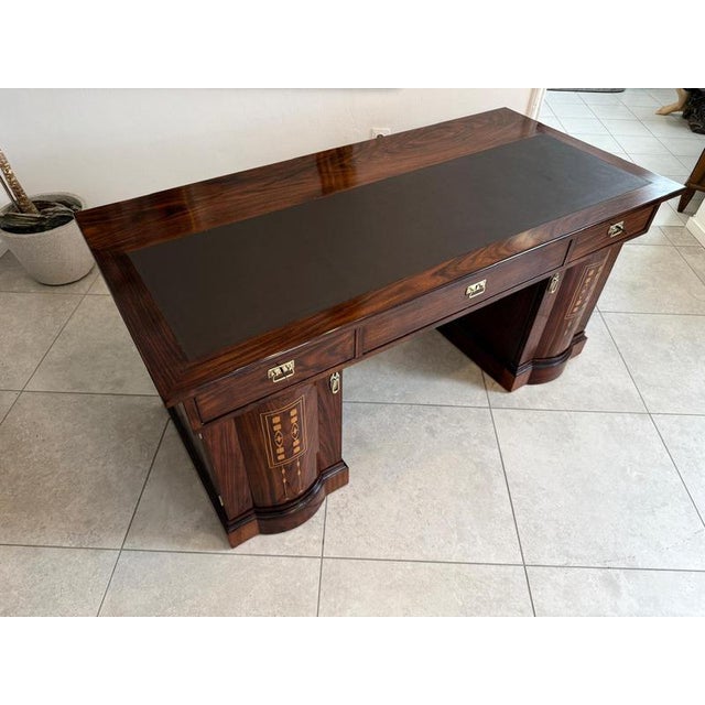 Art Nouveau Freestanding Desk, 1890s For Sale - Image 9 of 18