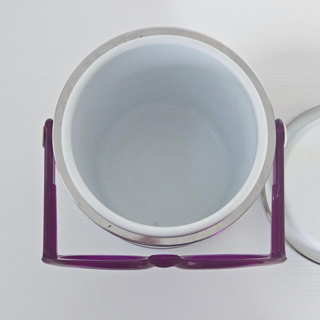 Vintage Psychedelic Pop Groovy Ice Bucket by Peter Max, 1970s For Sale - Image 6 of 13