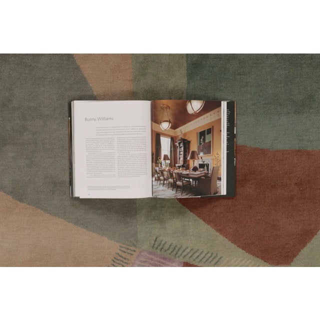 Contemporary Chinese Art Deco Style Sage & Rust Wool Rug by Rug & Kilim, India For Sale - Image 9 of 10