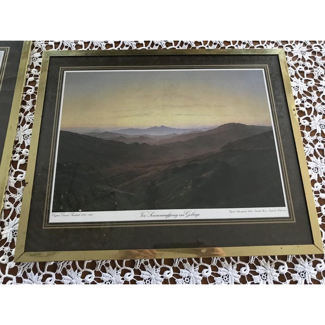 Framed Prints after Caspar David Friedrich, 1970s, Set of 3 For Sale - Image 14 of 18