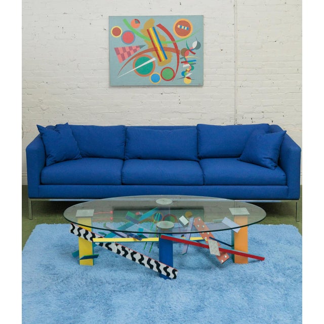 Metal Memphis Style Aluminum Coffee Table For Sale - Image 7 of 12