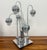 Vintage Mid-Century Modern Chrome Five-Light Table Lamp After Robert Sonneman For Sale - Image 4 of 5