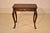 Circa 1900 French oak side table with a beautifully grained top with so much motion it is stunning! The top follows down...