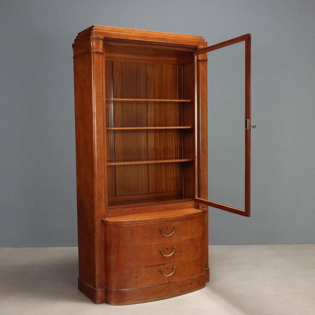Liberty Display Cabinet in Mahogany For Sale - Image 4 of 10