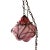 Vintage Mid-20th-Century Venetian Murano Hand-Blown Caged Glass Pendant Light For Sale