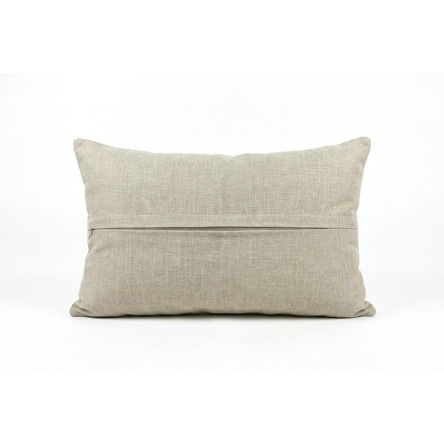 Silk Velvet Lumbar Pillow Cover 13'' X 19'' For Sale - Image 4 of 4