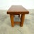 Wood Brutalist Oak Coffee Table For Sale - Image 7 of 8