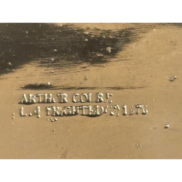 Arthur Court Mid 20th Century Arthur Court Aluminum Fish Platter For Sale - Image 4 of 6