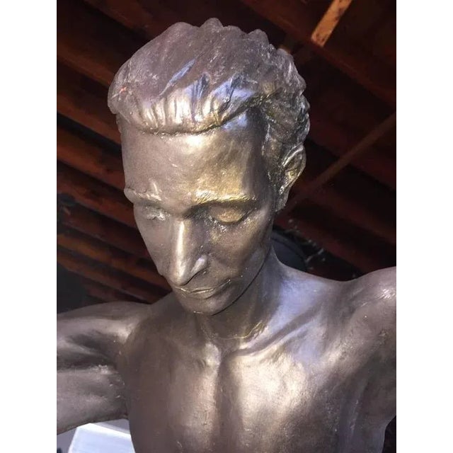 Bronze Bronze "We Two Together" Sculpture For Sale - Image 8 of 10