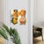 Orange Lee Cox "Slam Dunk" Acrylic on Canvas, Small Framed Abstract Collage Painting in Orange, 2025 For Sale - Image 8 of 8