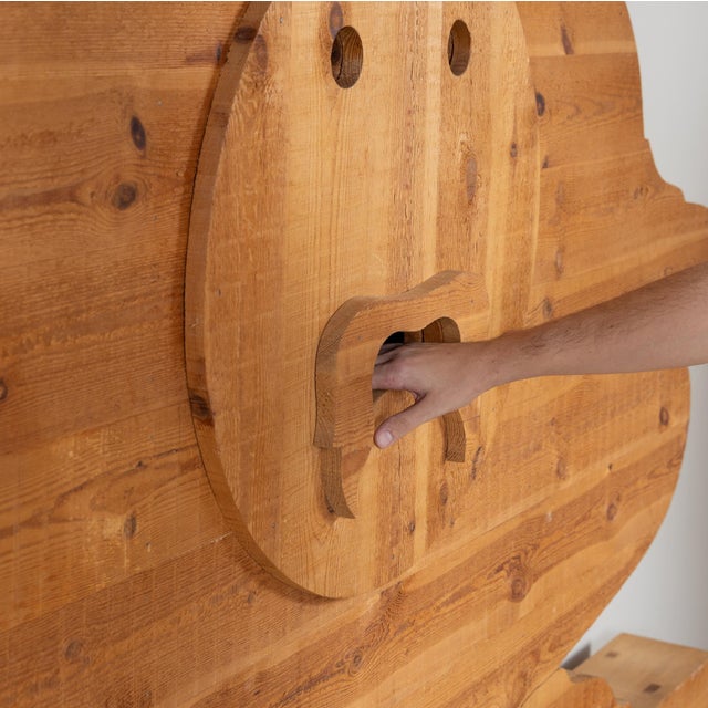 La Bocca Della Verità Bed by Mario Ceroli for Poltronova, Italy, 1972 For Sale - Image 12 of 18