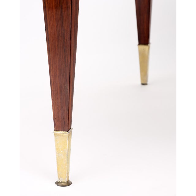 Macassar of Ebony Vintage Dining Table For Sale - Image 9 of 9