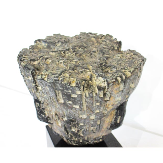 Mid 20th Century Mid Century Brutalist Head Sculpture in the Style of Curtis Jere For Sale - Image 5 of 10