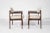 An exquisite pair of mid-century modern armchairs designed by Jens Risom, crafted circa 1960-1969. Meticulously restored,...