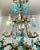 Metal Turquoise Petite Spanish Frame Chandelier by Karen Curtis For Sale - Image 7 of 12