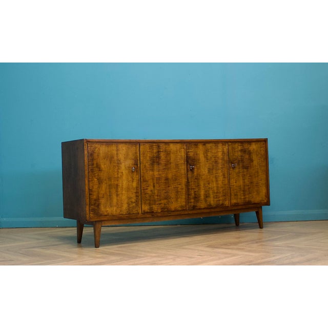 Mid-Century Dark Birch Sideboard, 1960s For Sale - Image 11 of 11