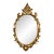 Vintage Palladio Italy Rococo Gilded Wall Mirror Ornate Gold 48.5 For Sale