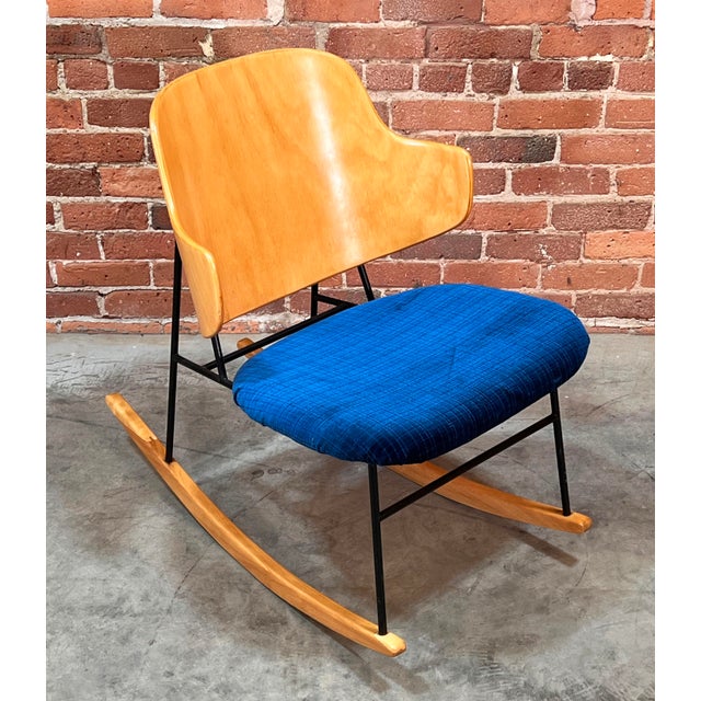 C.1950's Mid Century Modern Ib Kofod-Larsen Penguin Rocker