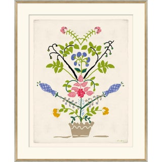 Blue Fish Framed Art Print by Dana Gibson For Sale