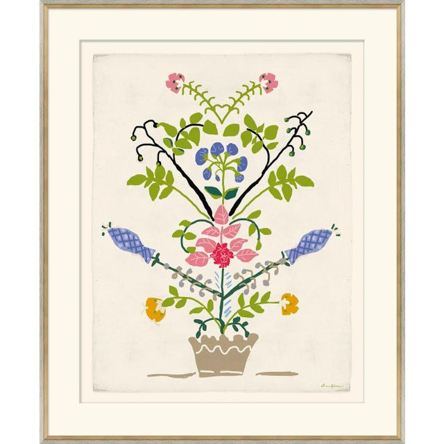 Blue Fish Framed Art Print by Dana Gibson For Sale