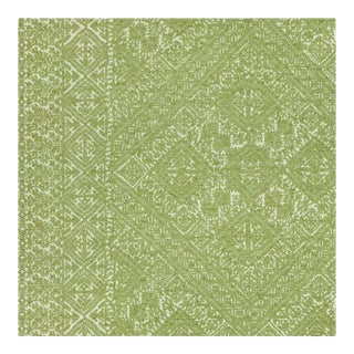 Guy Goodfellow Fez Woven Celery Fabric- 3 5/8 Yards Yards For Sale