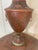 Maitland - Smith Late 20th Century Neoclassical Painted Tole Table Lamp With Lion Heads For Sale - Image 4 of 11