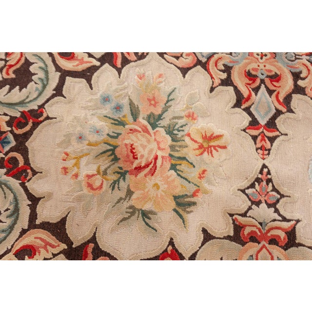 Modern Bessarabian Half Pile Inspired Rug For Sale - Image 3 of 8