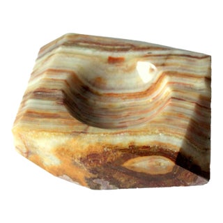 Handcarved Onyx Ashtray For Sale