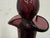 Italian Hand Blown Plum Vessel With Stopper For Sale - Image 9 of 12