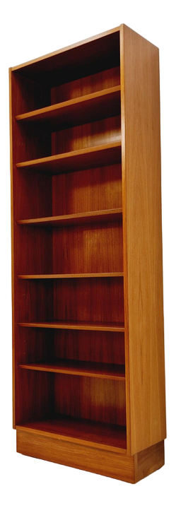 Vintage Danish Freestanding Book Case in Teak by Hundevad, 1960s