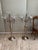 Vintage 1970s Silver Plate Candelabra With Removable Crystal Cups — 40” High For Sale - Image 10 of 13