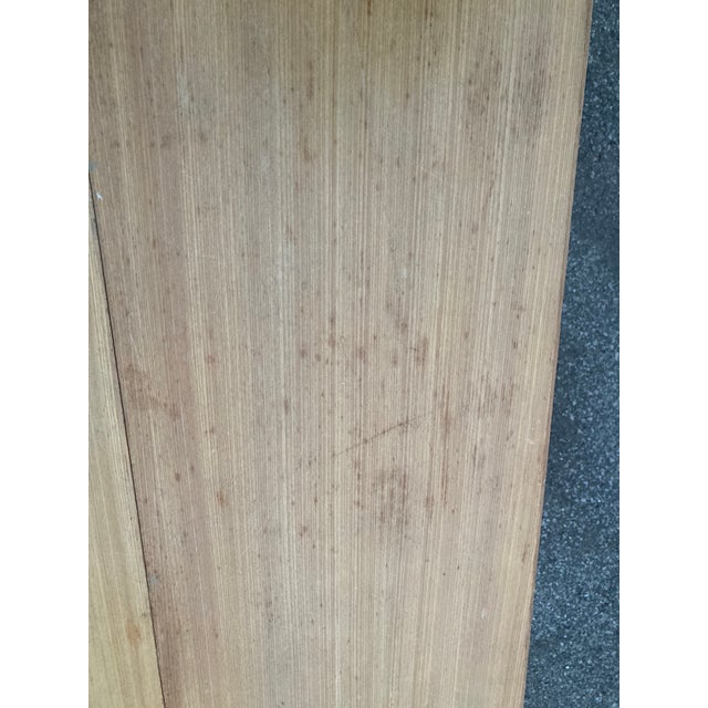 1950s Edward Wormley for Drexel Precendent Elm Drop Leaf Dining Room Table For Sale - Image 10 of 11