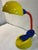 Love this vintage Memphis design gooseneck desk lamp