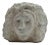 Sirio Pellegrini, Head, Stone Sculpture, 1960s For Sale