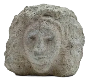 Sirio Pellegrini, Head, Stone Sculpture, 1960s