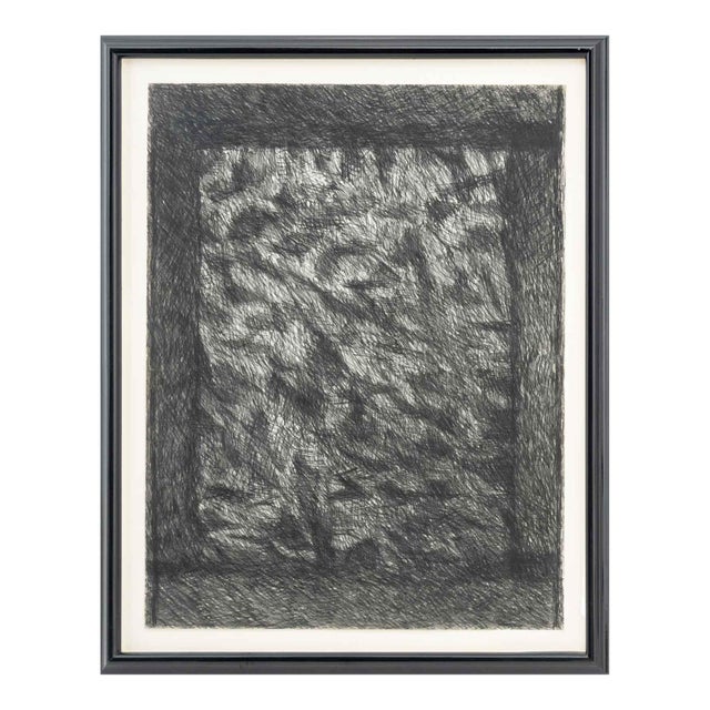 Joseph Gardella Abstract Composition Graphite For Sale