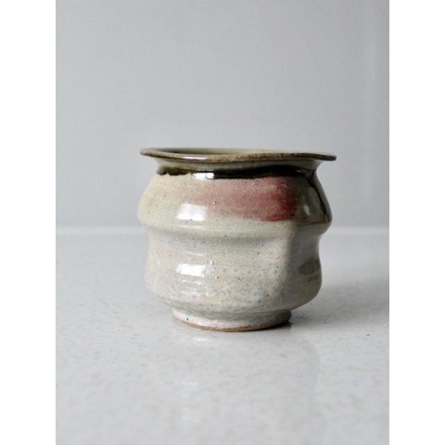 Ceramic Vintage Studio Pottery Vase For Sale - Image 7 of 12