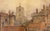 English Late 19th Century English Watercolor Town Landscape by Frederick Mew For Sale - Image 3 of 6