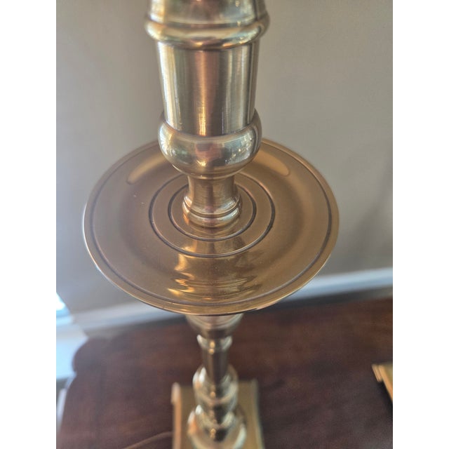 Late 20th Century Frederick Cooper Candlestick Lamps, a Pair For Sale In Indianapolis - Image 6 of 13