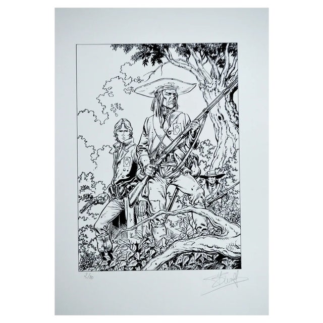 Yves Swolfs, Dampierre, 1992, Silkscreen For Sale