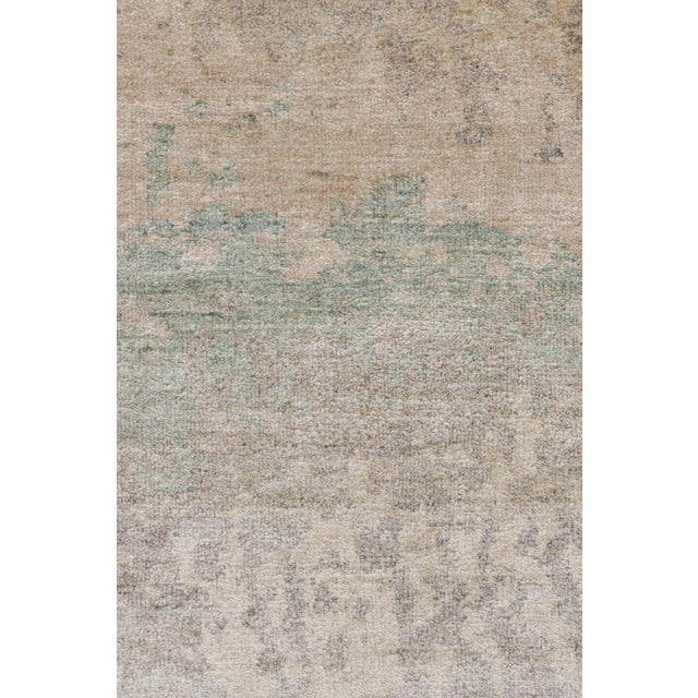 Contemporary Rug & Kilim’s Contemporary Abstract Rug in Polychromatic Painterly Patterns For Sale - Image 3 of 8