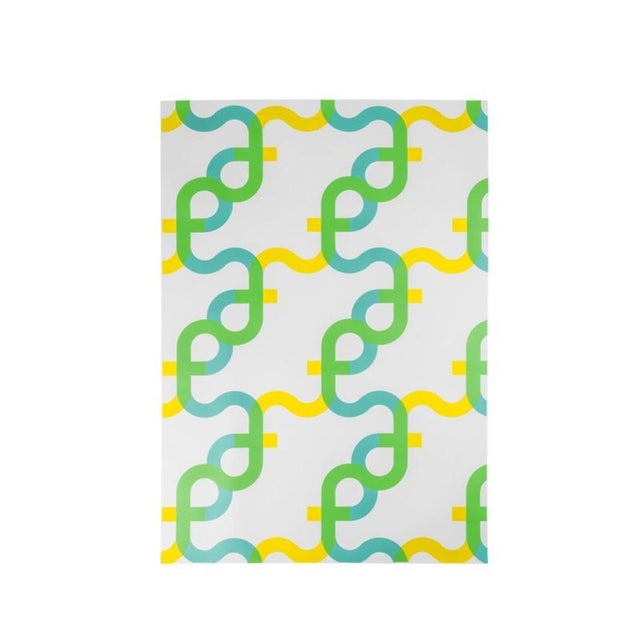 Contemporary Signature Rectangular Wallpaper by Altreforme For Sale - Image 3 of 10