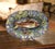 Vivid and sculptural, this antique Palissy-style majolica plate was crafted in France circa 1880 and exemplifies the...