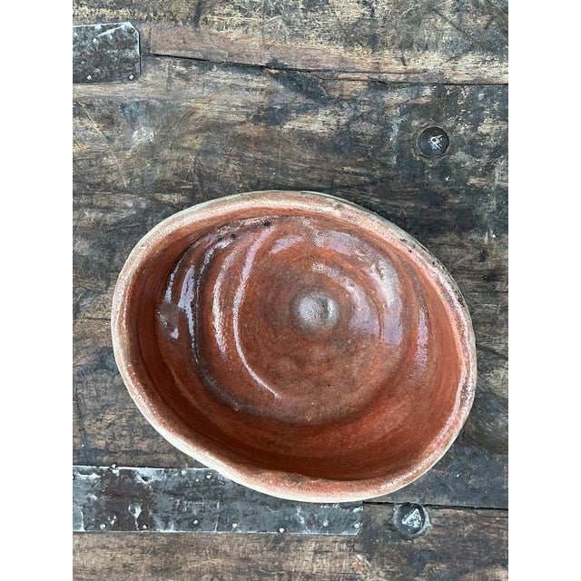 Late 20th Century Vintage Original Studio Pottery Biomorphic Bowl For Sale - Image 5 of 12