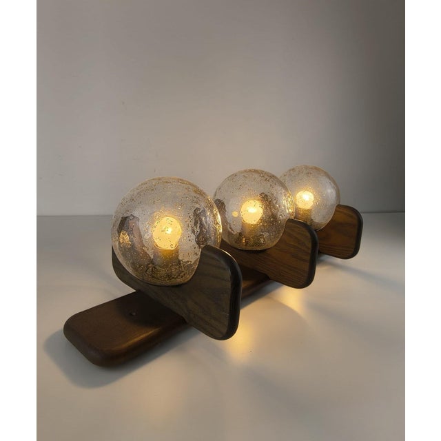 Vintage Three-Glass Globe Wall Light from Kaiser Leuchten, 1960s For Sale - Image 14 of 18