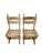 These robust lounge chairs are made of solid oak and are reminiscent of designs Pierre Chapo oder Charlotte Perriand and...