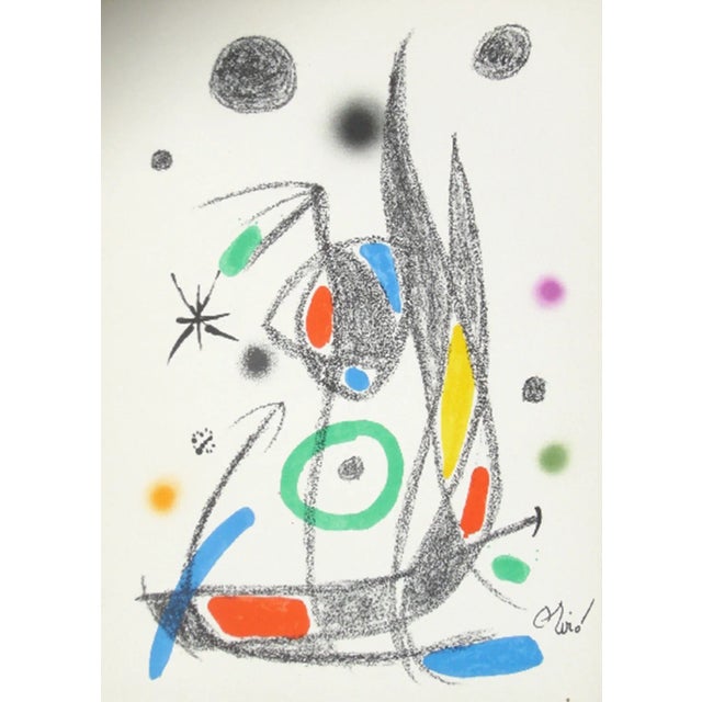 Joan Miro Maravillas with acrostic variations 14, 1975 Original lithograph on guarro paper signed in the plate Edition of...