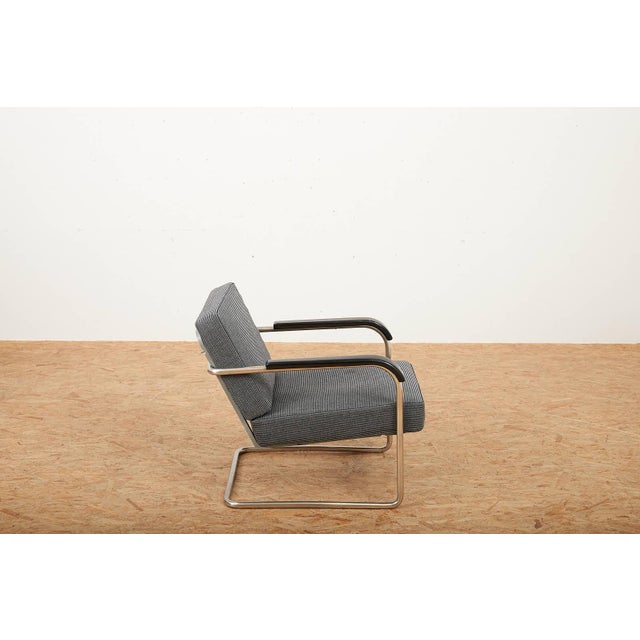 Model 1435 Cantilever Chair in Chrome-Plated Tubular Steel by Werner Max Moser for Embru, 1930s For Sale - Image 3 of 12